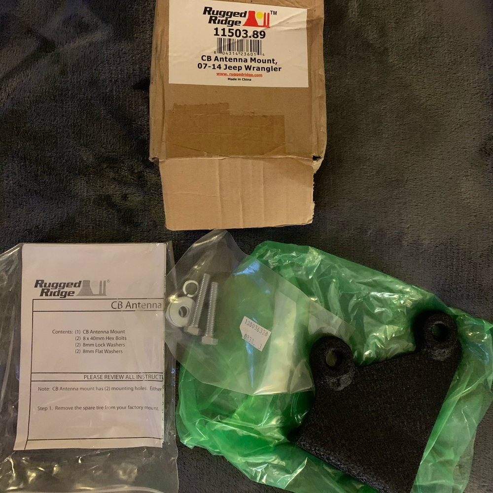 Rugged Ridge Jeep Antenna Mount Jk and JKU